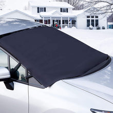 OxGord Windshield Snow Cover Ice Removal Wiper Visor Protector All Weather Winter Summer Auto Sun Shade for Cars Trucks Vans and SUVs Stop Scraping with a Brush or Shovel