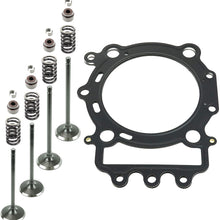 Caltric Cylinder Head Valve Gasket Kit Compatible with Arctic Cat 700s 4X4 H1 TBX TRV EFI 2010 2011