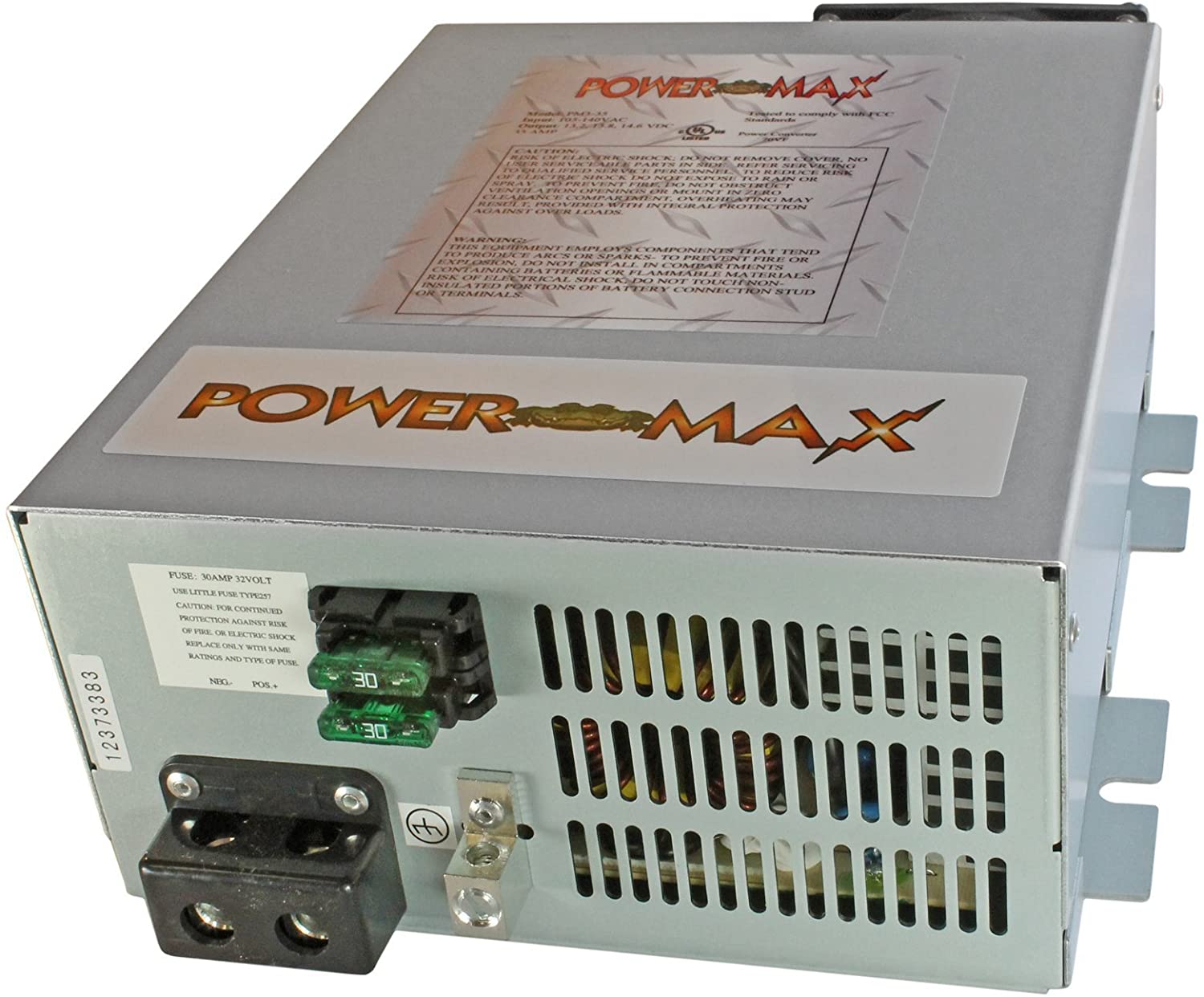PowerMax PM3-100 110V to 12V DV Power Supply Converter Charger for RV 100 Amp