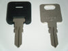 HF323 RV Keys Ilco RV Motorhome Trailer Keys 1 Black Top & 1 Metal Cut to HF323 Working Keys Travel Trailer Motor Home Toy Hauler Keys Replacement Keys FIC