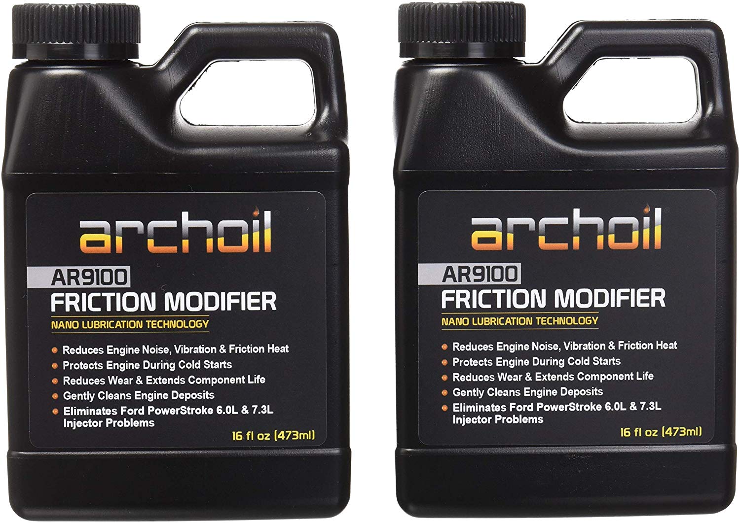 Archoil AR9100 Friction Modifier Value Pack - Two 16oz Bottles of AR9100 for Two Powerstroke Treatments