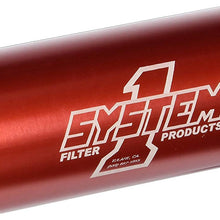 System One 201-203408 Billet Inline Fuel Filter