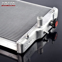 2 Row 42mm Aluminum Radiator Replacement For HONDA CIVIC D15/16 EG/EK 92-00 + Silicone Hose