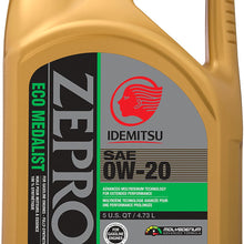 ZEPRO 30010095-95300C020 Eco Medalist Advanced Moly 0W-20 Engine Oil - 5 Quart
