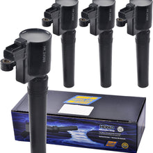 Set of 4 Herko B044 Ignition Coils For Ford Jaguar Lincoln V8 3.9L 2000-2006