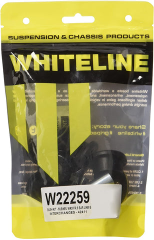 Whiteline W22259 Bushing Kit, Black