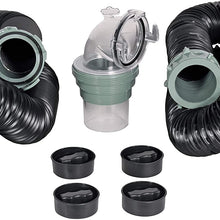 Duraflex Sewer Hose; Vortex; 20 Foot Over All Extended Length; Each 10 Foot Hose Collapses to 39 Inch