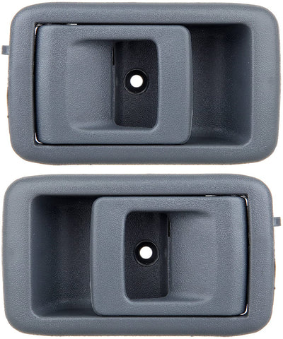 ECCPP Door handles Interior Inside Inner Front Driver Passenger Side Replacement for 2001 2002 2003 2004 Toyota Tacoma Gray(2pcs)