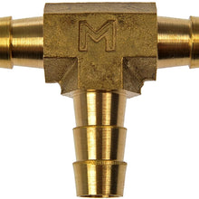 Dorman HELP! 55107 3-Way Tee Brass Fuel Hose Fitting
