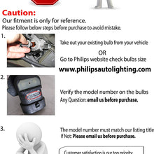 ICBEAMER H11 55W Low Beam or Fog Lamps Replacement for Auto Factory Halogen Standard Color Head Light Bulbs