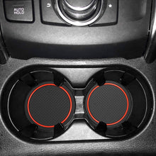 Auovo Anti Dust Mats for Mazda CX-5 CX5 2017-2020 Custom Fit Door Compartment Cup Holder Center Console Liners Interior Accessories(18pcs/Set) (Red)