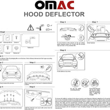 OMAC USA Front Bug Shield Hood Deflector Guard Bonnet Protector for Audi Q7 4L 2006-2015