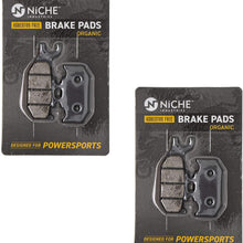 NICHE Brake Pad Kit For Polaris ACE 150 1912970 1912971 Complete Organic