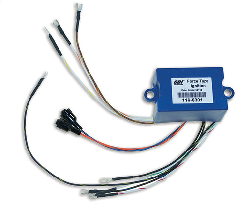 CDI Electronics 116-8301 Chrysler/Force/Sears/Gamefinder Ignition Pack - 2/3/4/5 Cyl (1972-1985)
