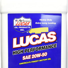 Lucas Oil 10256 20W-50 Plus Petroleum Motor Oil - 2.5 Gallon Jug