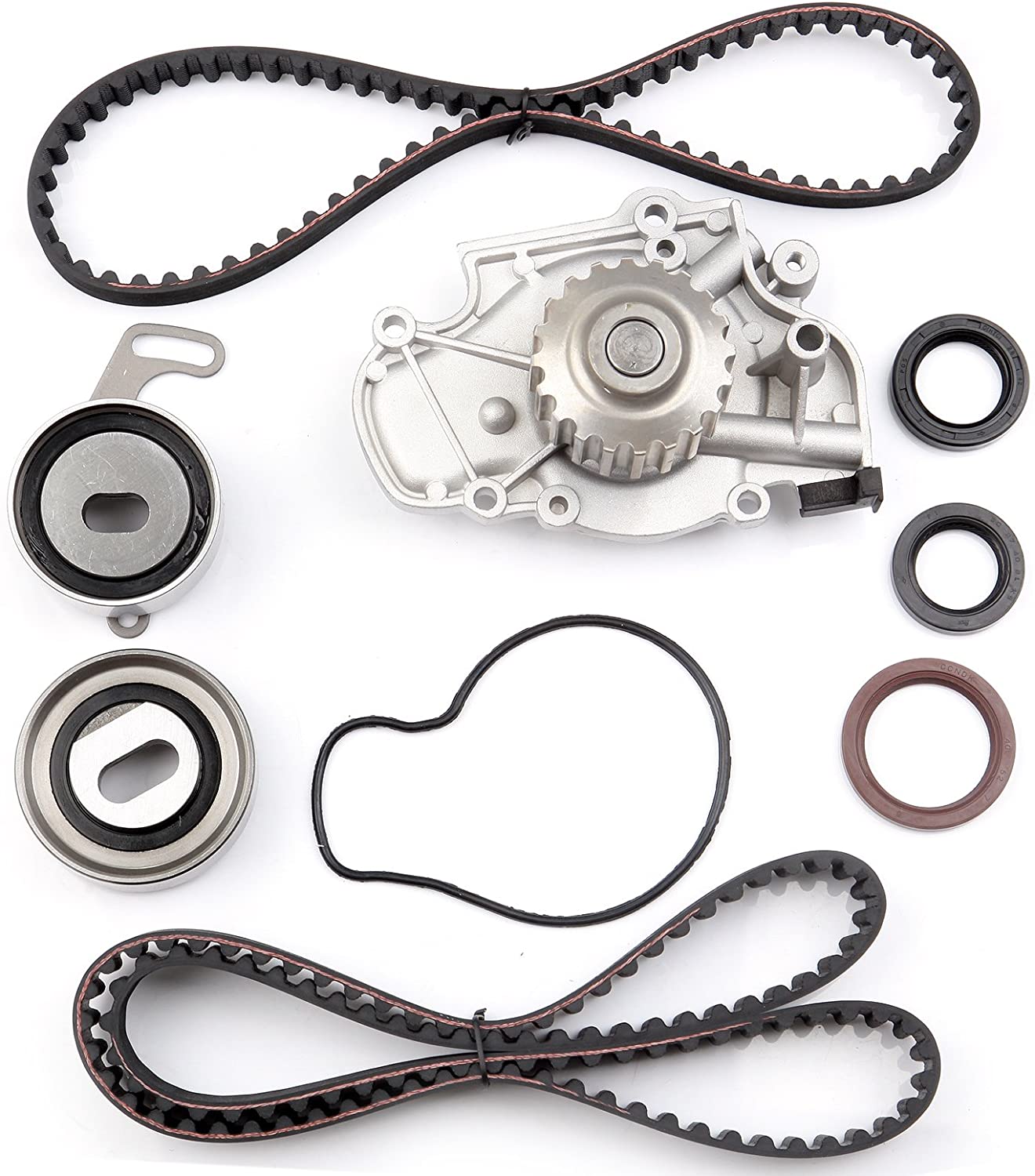 Scitoo Timing Belt Water Pump Gasket Tensioner Kits Fits for 1994-2002 Isuzu Oasis Acura CL Honda Accord Odyssey F22B1 F23A1 F23A4 F23A5 F23A7 2.2L 2.3L L4 SOHC