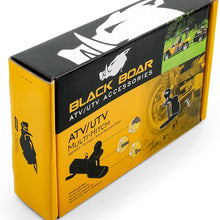 Black Boar ATV/UTV Mount with Hitch Winch Strap Loop (2" Ball 1 1/4" Shank) (66024)