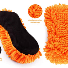SCRUBIT Microfiber Car Wash Sponge Non-Scratch Microfibers for Cleaner Cars, Great for Everyday Cleaning - Automobile Cleaning Sponges Essential Part of Any Car Wash Kit - 2 Pack