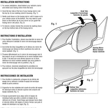 Fit System 80910 Chevrolet/GMC Full Size Truck Clip-On Towing Mirror - Pair