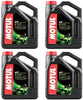Motul 104068 Set of 4 5100 4T 10W-40 Motor Oil 1-Gallon Bottles