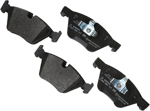 Bosch 0986494117 EuroLine Disc Brake Pad Set for BMW: 2007-09 323i, 2006 325i, 2006 325xi, 2007 328i, 2007 328xi, 2006 330i, 2006 330xi, 2007 335xi, 2004-07 525i, 2012 X1, 2009-16 Z4 - FRONT