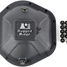Rugged Ridge 16595.12 Black Boulder Aluminum Differential Cover for Dana 44