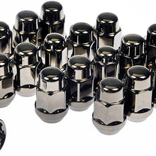 Dorman 711-335H Pack of 16 GunMetal Wheel Nuts and 4 Lock Nuts with Key