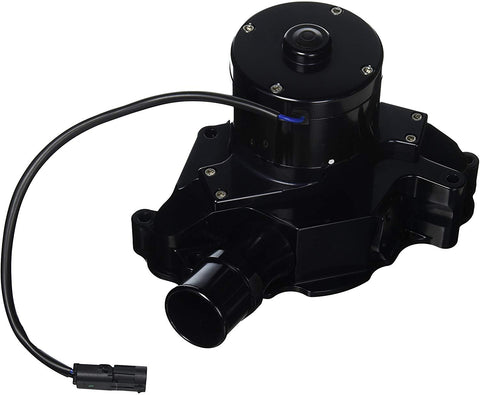 Meziere WP311S Black Billet Hi-Flow Electric Water Pump for Small Block Ford