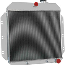 ALLOYWORKS 4 Row All Aluminum Radiator+Shroud Fan+Relay For 1960-1962 Chevy Apache Pickup Trucks GMC AT/MT