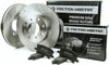 Friction Master Rear Premium OE Brake Disc Rotors and Metallic Pads |FITS: 2008 JEEP LIBERTY 11.88