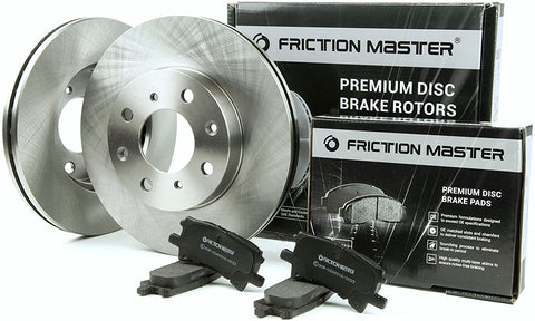 Friction Master Rear Premium OE Brake Disc Rotors and Metallic Pads |FITS: 2008 JEEP LIBERTY 11.88