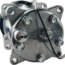 ACTECmax Universal A/C Compressor with 2PK Clutch 508 V Belt Style 5H14 R134A Rear Exit
