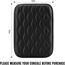 Seven Sparta Universal Center Console Cover for Most Vehicle, SUV, Truck, Car, Waterproof Armrest Cover Center Console Pad, Car Armrest Seat Box Cover Protector (Black)