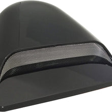 CK Formula Universal Decorative Sporty Hood Scoop Dark Smoke Black Waterproof Air Flow Intake Vent Cover Vehicle Auto
