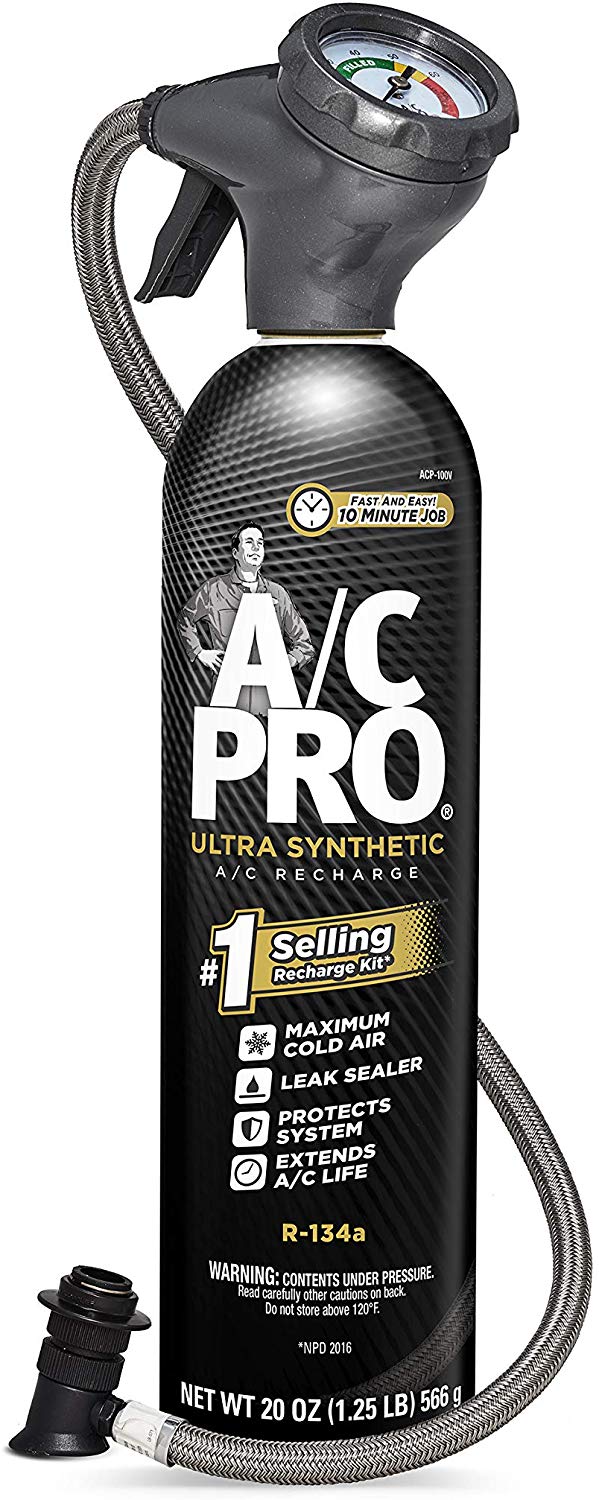 A/C Pro ACP200-6 Ultra Synthetic A/C Recharge R-134a Kit (20 ounces)