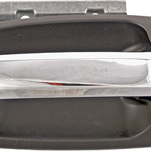 Dorman 83329 Front Driver Side Exterior Door Handle for Select Ford/Lincoln Models, Black and Chrome