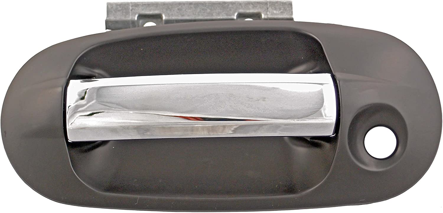 Dorman 83329 Front Driver Side Exterior Door Handle for Select Ford/Lincoln Models, Black and Chrome