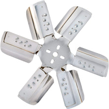 Derale 17215 Heavy Duty Fan Blade Series 1000 15" Polished Chrome Stainless Steel Flex Fan Standard Rotation