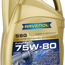 RAVENOL J1C1136-001 SAE 75W-80 Gear Oil - SSG Full Synthetic API GL-4 (1 Liter)