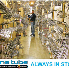 Inline Tube (V-7-3) Compatible with 1978-88 G-Body Right & Left Front Preformed Brake Lines Valve Hose OEM Steel 2pc