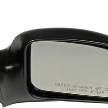 Dorman 955-1385 Passenger Side Manual Door Mirror for Select Ford Models, Black