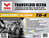 TRIAX TRANSFLUID Ultra to-4 - Multi-Viscosity Powershift Transmission TO-4M Drive Train and Heavy Duty Transmission Fluid (5 GAL Pail)