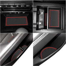 Auovo Anti Dust Mats for Mazda CX-5 CX5 2017-2020 Custom Fit Door Compartment Cup Holder Center Console Liners Interior Accessories(18pcs/Set) (Red)