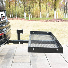 TOPTOW 64131 Dual Hitch Extension, Fits for 2 inch Receiver, Extender to 10 inch Max. Length & 7-1/2" Riser
