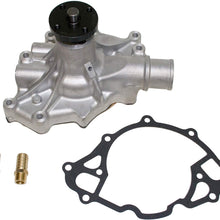 PRW 1430201 Performance Quotient 5/8" Pilot Shaft As-Cast High Flow Reverse Rotation Aluminum Water Pump for Ford 5.0L 1986-93
