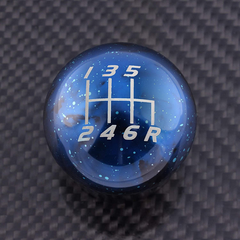 Billetworkz Cosmic Space Shift Knob Compatible/Replacement for Subaru 6 Speed STI: 2004+ /WRX: 2015+