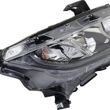 Headlight Assembly Compatible with 2016-2019 Honda Civic Halogen Coupe Hatchback Sedan CAPA Passenger Side