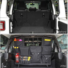 RT-TCZ for Jeep Trunk Storage Bag with Multi-Pockets Tool Kits Organizers Cargo Bag Back Seat Bag for Jeep JK JKU JL JLU Sahara Sport Rubicon