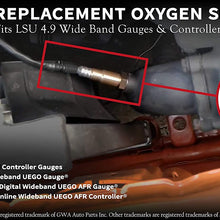 Replacement LSU 4.9 Lambda Wide Band O2 Oxygen Sensor - Replaces 17025, 0258017025 - Fits AEM 30-4110, 30-0300, 30-0310 - X Series AFR Inline Controller - UEGO Air and Fuel Ratio Wideband 02 Gauge Kit