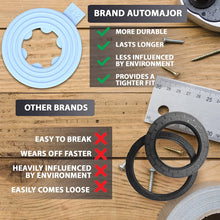 15pcs Oil Drain Plug Crush Rubber Washer Gasket Black Seal – 12mm Replacement for Buick/Cadillac/Chevrolet/GMC/Hummer/Oldsmobile/Pontiac/Saturn - OEM 12616850 Fits for GM 1975-2021 by AUTOMAJOR